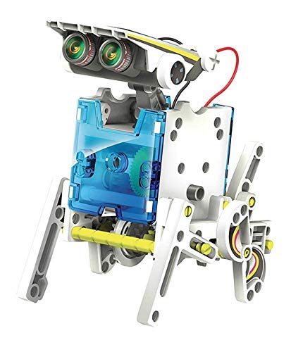 Lisciani Giochi, Scienze Hi Tech, Robot, 14 modelos, energía solar, Multicolor, 33 x 25 cm (73252)