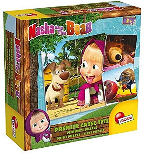 Lisciani - Juegos educativos - Masha y El Oso - Puzle or Baby Logic para niños de 1 á 4 años - Modelo Aleatorio