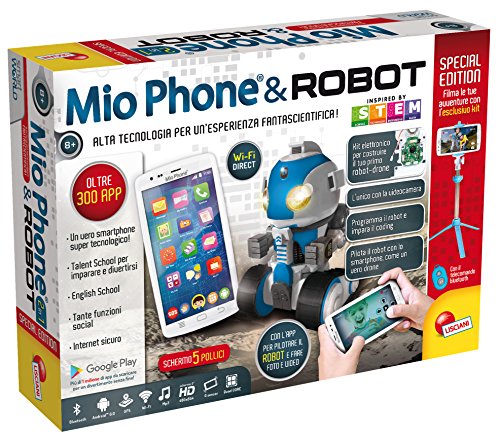 Lisciani Mio Phone & Robot Special Edition 12,7 cm (5") 1 GB 8 GB SIM única Blanco 1900 mAh - Smartphone (12,7 cm (5"), 1 GB, 8 GB, 5 MP, Android 6.0, Blanco)