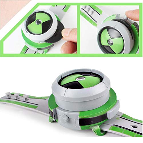 Lispeed Alien Force Omnitrix Illumintator Projector Watch Toy Gift para niños, Projector Watch Kids Digital Wrist Watch