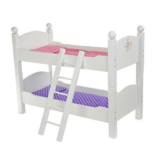 Litera de muñeca con Accesorios Juguete de Madera Olivias World TD-0095A