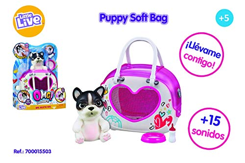 Little Live- Mascota interactiva con un bolso/porta perritos, para niños y niñas a partir de 5 años, (Famosa 700015503) , color/modelo surtido