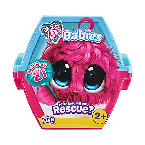 Little Live Pets 30150 Scruff-a-Luvs Bebés Lanzamiento, Reveal, Novio & Love Plush Rescue Pet