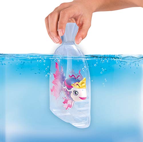 Little Live Pets Lil' Dippers – Seaqueen – Lil' Dippers de Little Live Pets con Efecto «Wow» al desempaquetar en Agua y Alimentar interactivamente.