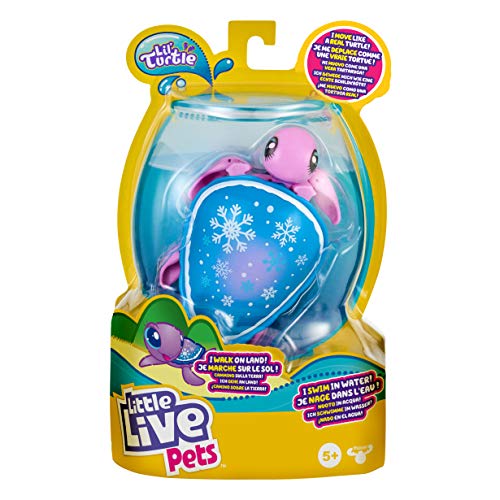 Little Live Pets Lil' Turtle Snowbreeze-Muñeco de Nieve (Paquete Individual) (Moose Toys 26329)