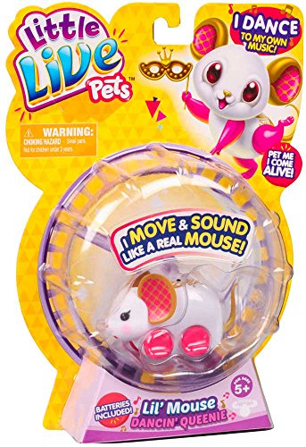 Little Live Pets - Ratones Juguetones. Serie 3 Dancin' Queenie (Famosa 700013660)