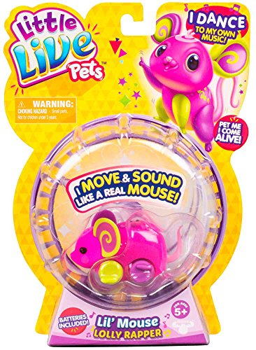 little live pets Ratones Juguetones. Serie 3 Lolly Rapper (Famosa 700013660)