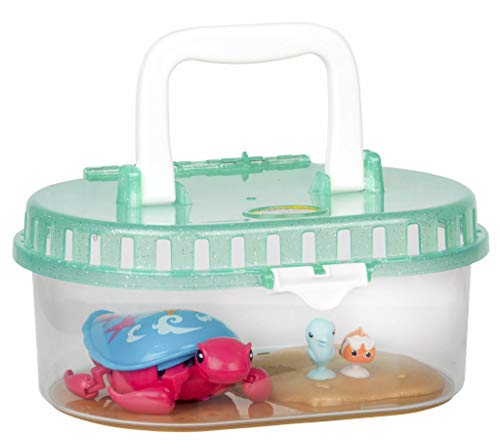 Little Live Pets Tortuga Molona con tanque, Serie 6, para niños y niñas a partir de 5 años (Famosa 700015181)