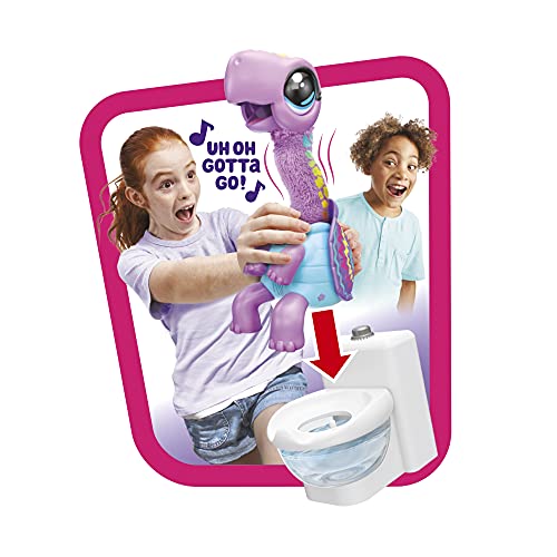 Little Live- Tortuga The Poop, animal interactivo que baila y va al baño tras comer (Famosa 700016905)