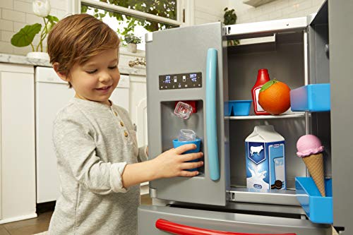 Little Tikes First Fridge, Refrigerador Interactivo y Realista, Con Luz y Sonidos, Electrodoméstico Realista de Juguete para Niños