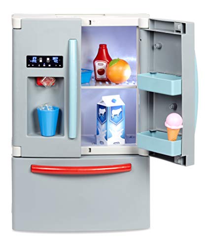 Little Tikes First Fridge, Refrigerador Interactivo y Realista, Con Luz y Sonidos, Electrodoméstico Realista de Juguete para Niños