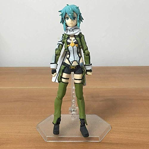 lkw-love Anime Sword Art Online Figurilla Asada Shino PVC Figurita GGO Sao Retrato Estatua Colección de acción Colección