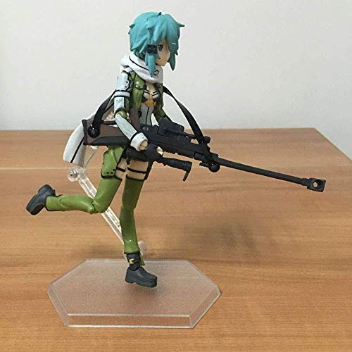 lkw-love Anime Sword Art Online Figurilla Asada Shino PVC Figurita GGO Sao Retrato Estatua Colección de acción Colección