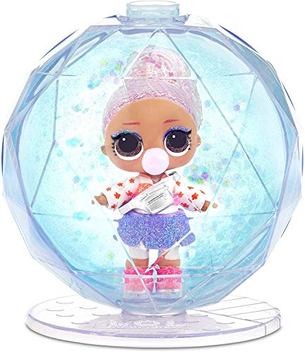 LOL Surprise 561606E7C Globe Glitter Winter Disco, 8 sorpresas