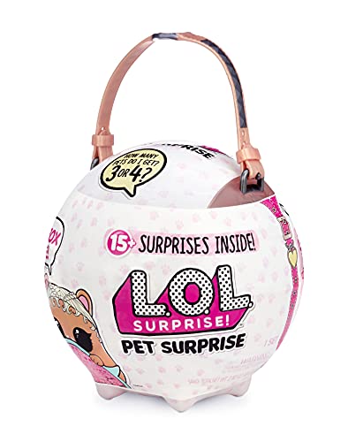 L.O.L. Surprise! Biggie Pet - M.C. Hammy Chica - Kits de figuras de juguete para niños (Multicolor, Chica, 12 año(s), De plástico, Animales, Caja cerrada con ventana)