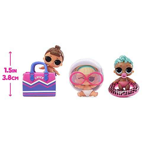 LOL Surprise Color Change Muñecas Lil Sisters con 5 sorpresas, Divertidos Efectos de Cambio de Color en Agua Helada y Zccesorios. Muñecas Coleccionables para Niños a Partir de 3 años