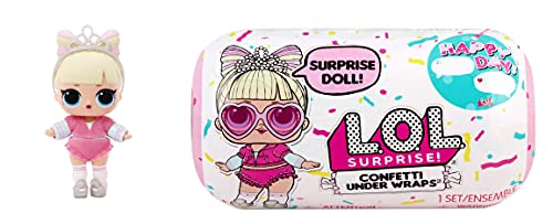 L.O.L. Surprise!- Confetti Under Wrap - Muñeca de colección con 15 sorpresas, Ropa y Accesorios de Moda - Serie 2 niños a Partir de 3 años (576440C3)