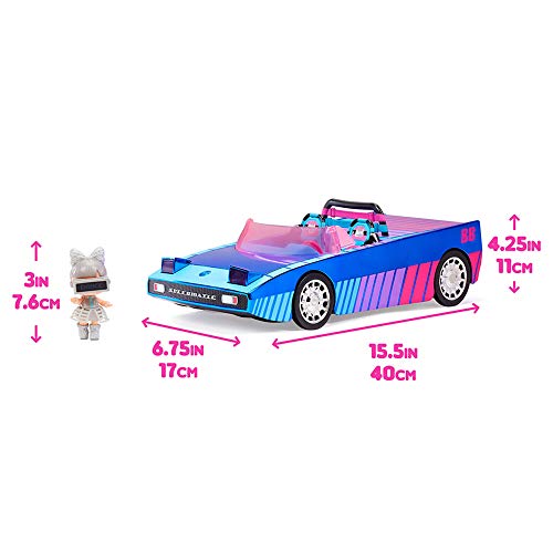 LOL Surprise Dance Machine con Muñeca Exclusiva, Piscina Sorpresa, Pista de Baile y Luz Negra Mágica, Coche Multicolor para Muñecas, para Niñas a Partir de 4 Años