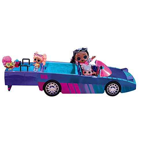 LOL Surprise Dance Machine con Muñeca Exclusiva, Piscina Sorpresa, Pista de Baile y Luz Negra Mágica, Coche Multicolor para Muñecas, para Niñas a Partir de 4 Años