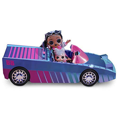 LOL Surprise Dance Machine con Muñeca Exclusiva, Piscina Sorpresa, Pista de Baile y Luz Negra Mágica, Coche Multicolor para Muñecas, para Niñas a Partir de 4 Años