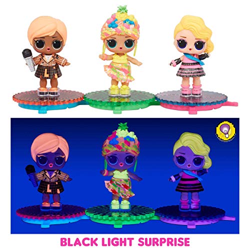 LOL Surprise Dolls Dance Dance Dance 8 Sorpresas - Incluye Pista de Baile Giratoria y Tarjeta de Baile, Muñecas Coleccionables para Niñas a Partir de 3 Años