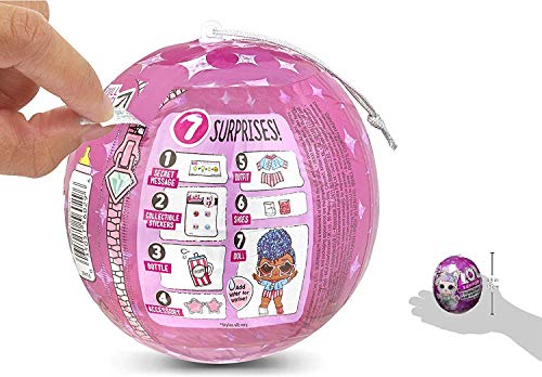 LOL Surprise Glam Glitter Rosa UnicornSparkless Series Surtito Unbox Me 7 sorpresas bola bola muñeca muñeca colección + Fashion Crush Serie 4 + regalo bolígrafo de purpurina