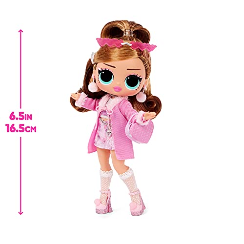 L.O.L. Surprise!- LOL Surprise Tweens-Descubre 15 Sorpresas-con Vestidos, Accesorios, Cepillo para el Pelo, Percha, Soporte para Muñecas Niños-Fancy Gurl (576679C3)