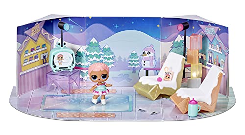 L.O.L. Surprise!- LOL Surprise Winter Chill Ice SK8TER-Con más de 10 sorpresas Que Incluyen muñeca, Accesorios y Muebles-Set de Juego Plegable-Coleccionable-Edad: 4+ años, Color (576648C3)