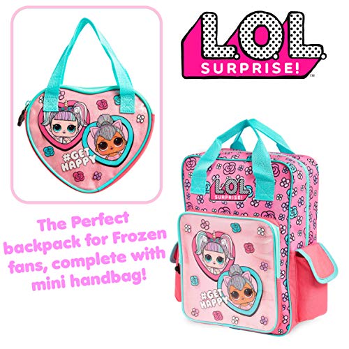 L.O.L. Surprise! Mochila Escolar Niña, Bolsa LOL Surprise Niñas con Muñecas LOL Unicornio y Kitty Queen, Mochilas De Viaje y Deporte, Regalos para Niñas