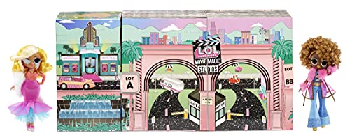 LOL Surprise OMG Movie Magic Studios - Descubre más de 70 sorpresas, Incluidas 12 muñecas, 4 escenarios, Accesorios y más - Paquete Reutilizable - Coleccionable - Regalo para niños a Partir de 4 años