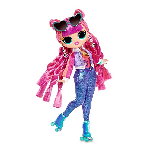 LOL Surprise OMG Muñeca de Moda ROLLER CHICK, con 20 Sorpresas, Ropa, Vestidos con Purpurina y Accesorios a la Moda, LOL Surprise OMG Serie 3, Muñeca Coleccionable para Niños Partir de 4 Años