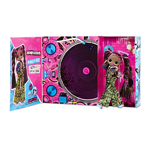 LOL Surprise OMG Remix , Con 25 Sorpresas , Muñeca de Moda Coleccionable, Ropa y Accesorios , Honeylicious