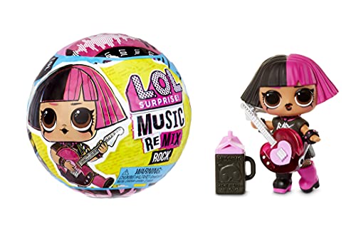 LOL Surprise OMG Remix Rock Muñecas con 7 sorpresas que incluyen 1 outfit, zapatos, instrumento musical y accesorios - Para coleccionar - Para niños