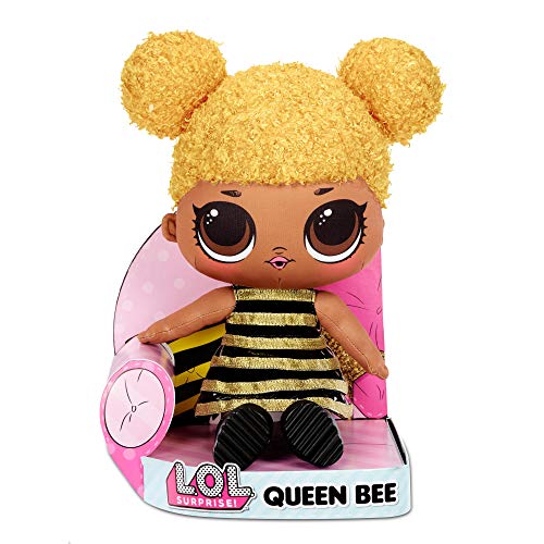 LOL Surprise Queen Bee - Muñeca de Peluche Suave, Adorable, Abrazable, Juguete de Peluche, Muñeca Abrazable y Amable, Linda Muñeca para Niñas Pequeñas, Juguete para Niñas