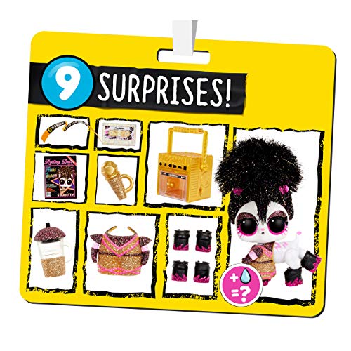 LOL Surprise Remix Pets , Coleccionable , 9 Sorpresas con Cabello Real, Accesorios y Letras de Canciones Sorpresa