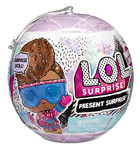 LOL Surprise Winter Chill Muñecas con 8 sorpresas Que Incluyen: muñeca Brillante, Ropa, Accesorios, Caja Reutilizable con Adornos navideños - Coleccionable - para niños a Partir de 4 años