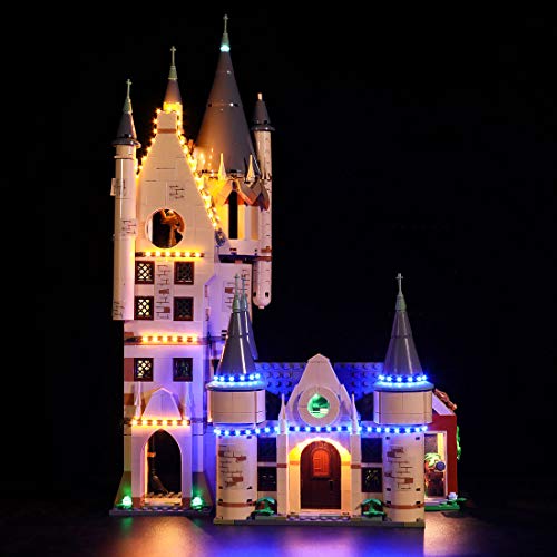 Lommer Jeu De Lumières Pour Lego 75969 Torre de astronomía castillo Hogwarts, kit LED compatible con Lumière avec Lego 75969 (Lego Modèle no incluido)