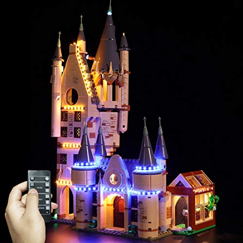 Lommer Jeu De Lumières Pour Lego 75969 Torre de astronomía castillo Hogwarts, kit LED compatible con Lumière avec Lego 75969 (Lego Modèle no incluido)