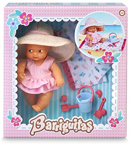 los Barriguitas - Muñeca bebé en la Playa con Accesorios (Famosa 700016221)