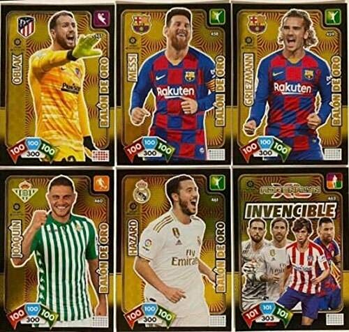 Lote de 5 Balones de ORO + la Card Invencible - Adrenalyn XL 2019-2020