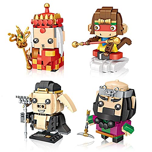 LOZ Building Blocks Educational Toy Chinese Masterpieces Figuras The Journey to The West Monk Sha Wujing Creative Building Blocks Set Construction Toys for Girls Boys and Adults