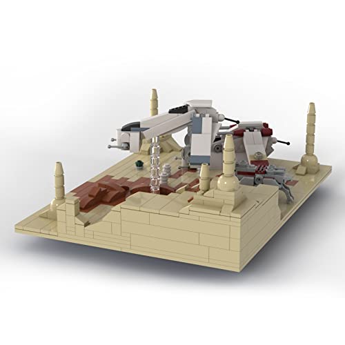 LTGO Modelo de nave espacial MOC-54880, 700 piezas Sci-Fi at-TE, destructor de estrellas MOC, juego de construcción con lanca Laat, UCS Super Star Destroyer, compatible con Lego