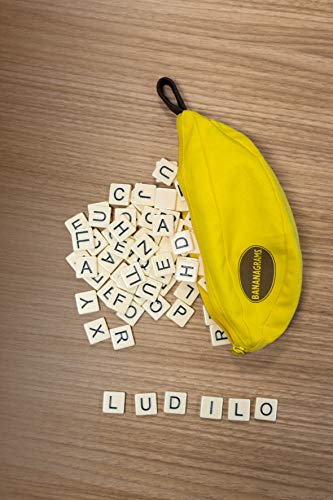 Lúdilo- Bananagrams - Juego de palabras, Multicolor (80364)