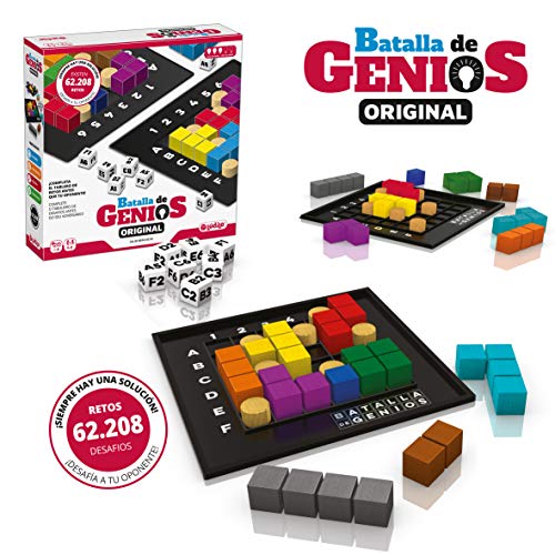 Lúdilo- Batalla de Genios Original, Juego de Mesa, Rompecabezas Madera, Juegos educativos, Juegos Inteligencia niños, Puzzles