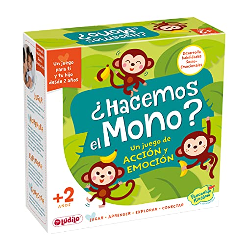 Lúdilo - ¿Hacemos el mono?, Juegos educativos niños 2 años, Jugar en familia, habilidades motoras, juegos infantiles, juegos educativos, motricidad