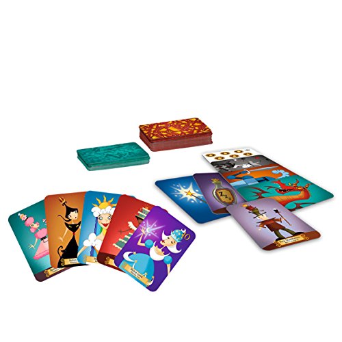 Lúdilo- Reinas durmientes, Juego de Cartas Educativo para niños, Multicolor (80363)