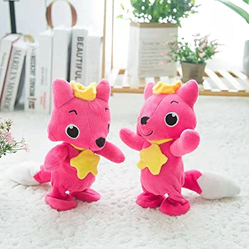 LUOYEPIAO Pinkfong Bumbles Fox, Juguete de la muñeca de la Danza de la música, muñeca de Felpa Infantil.