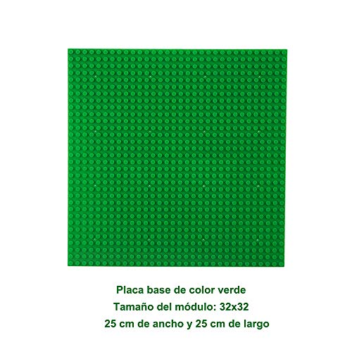 LVHERO 4 Base para Lego Classic, Juegos creativos, Juguetes educativos (Verde)