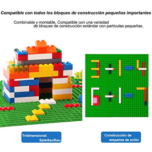 LVHERO 4 Base para Lego Classic, Juegos creativos, Juguetes educativos (Verde)