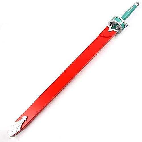 Madera Espadas Con Vaina Para Sword Art Online SAO for Yuuki Asuna Lambent Light, Anime Fans Cosplay Toy Ninja Sword Decorativo Arma Modelo, 108CM